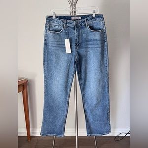 Just USA side slit straight jean